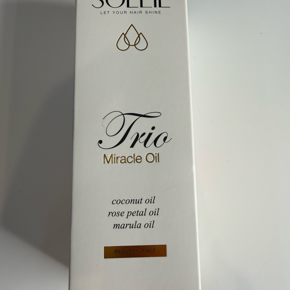 New SOLEIL Trio Miracle Oil Hair Treatment – Pink & Yellow Nourishing Serum - Picture 3 of 8